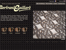 Tablet Screenshot of gaillardaccordions.com